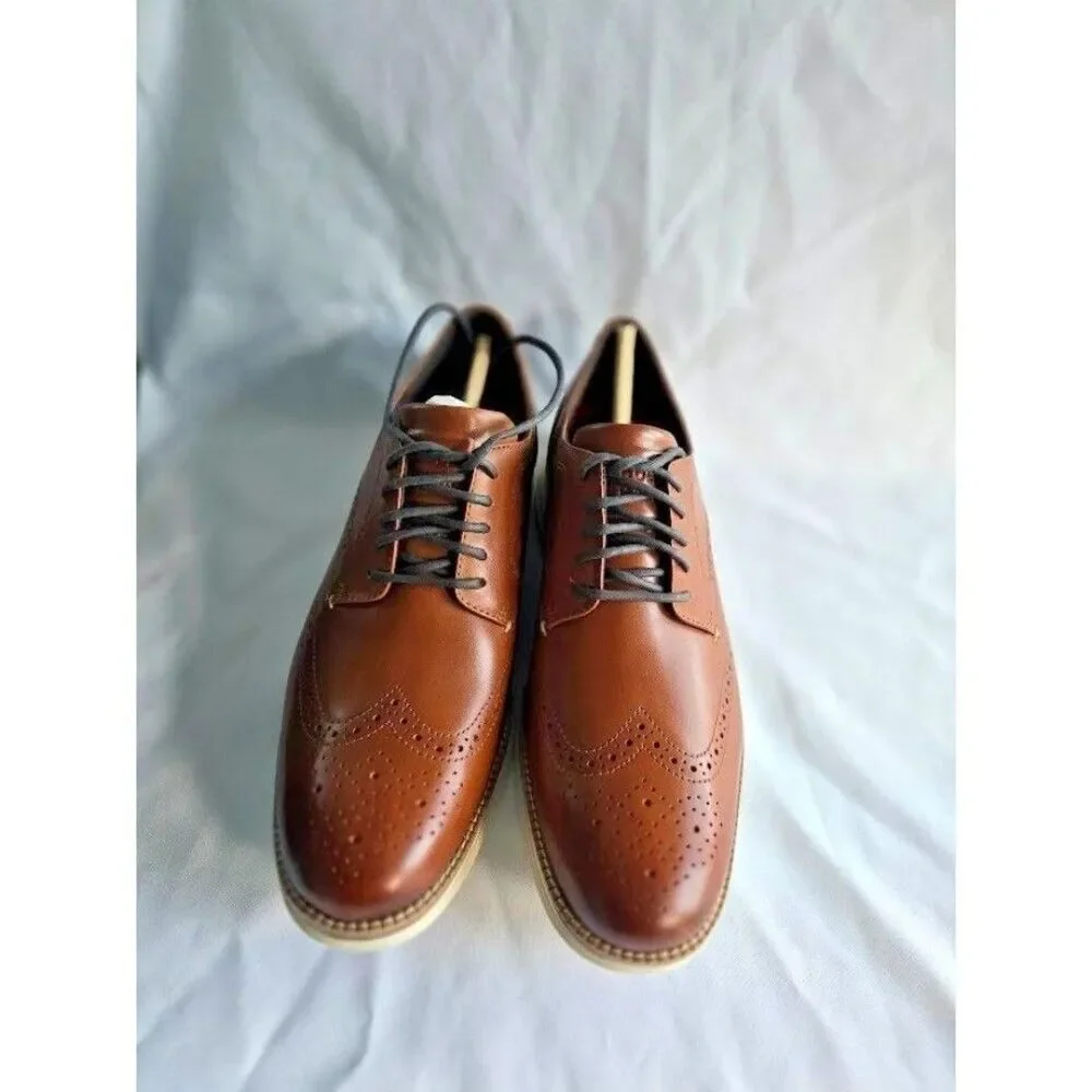 Cole Haan Original Grand Energy Merid SW Oxfords British Tan C33805 Mens 9.5 NEW